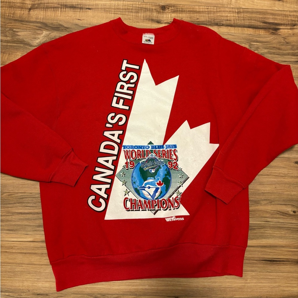 Vintage 1992 Blue Jays World Series crewneck - Picture 2 of 3